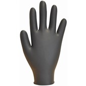 Polyco Bodyguards GL897 Black Nitrile Powder Free Disposable Glove AQL1.5 (Box 100)