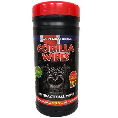 Gorilla Wipes (Tub of 100 Wipes) GW1010