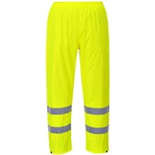 Portwest H441 Yellow Hi Vis Waterproof Trousers