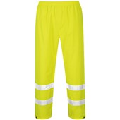 Portwest H441 Yellow Hi Vis Waterproof Trousers