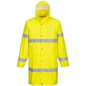 Portwest H442 Yellow Long Length Hi Vis Waterproof Jacket (100cm)