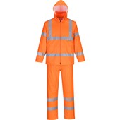 Portwest H448 Orange Class 3 Hi Vis Waterproofs 