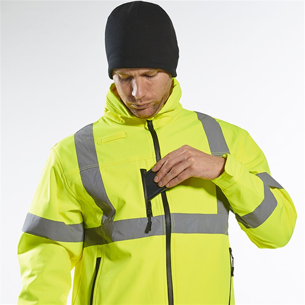 Portwest HA14 Hi Vis Reversible Beanie Hat | SafetecDirect.co.uk