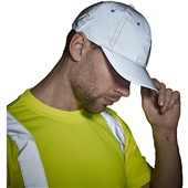 Portwest HB11 Silver Reflective Hi Vis Baseball Cap