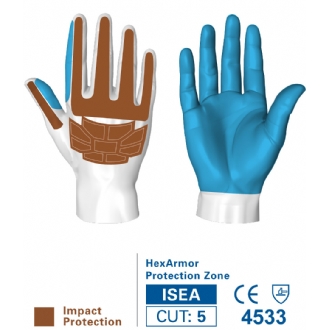HexArmor GGT5 4020X Gator Grip Glove (Cut Level 5 Impact 360) HexArmor GGT5 4020X Gator Grip Glove (Cut Level 5 Impact 360)