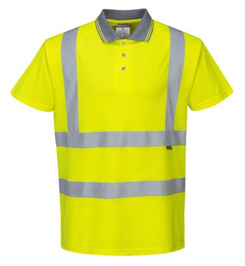 Portwest S477 Yellow Hi Vis Polo Shirt