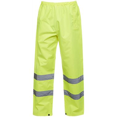 Uneek UC807 Yellow Hi Vis Waterproof Trousers | Safetec Direct