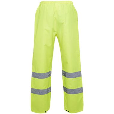 Uneek UC807 Yellow Hi Vis Waterproof Trousers Uneek UC807 Yellow Hi Vis Waterproof Trousers