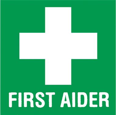 First Aider Helmet Sticker First Aider Helmet Sticker