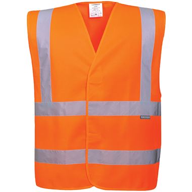 Portwest C470 Orange Adjustable Hi Vis Vest