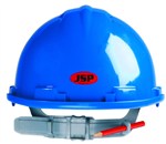 JSP Mk7 Safety Helmet with Retractaspec - Vented Slip Ratchet Standard Peak