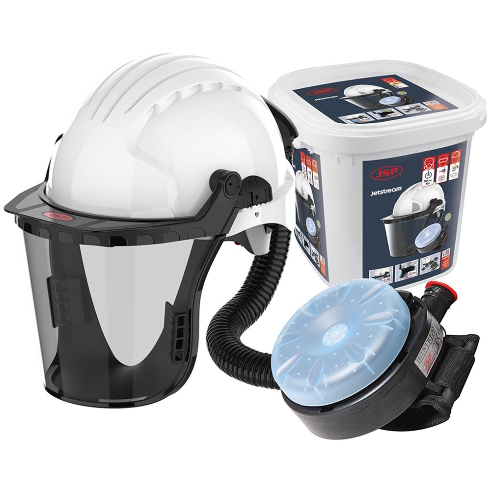 CAE602-941-100, JSP PowerCap Active IP Series Powered Respirator, 2  Filters, Impact Protection