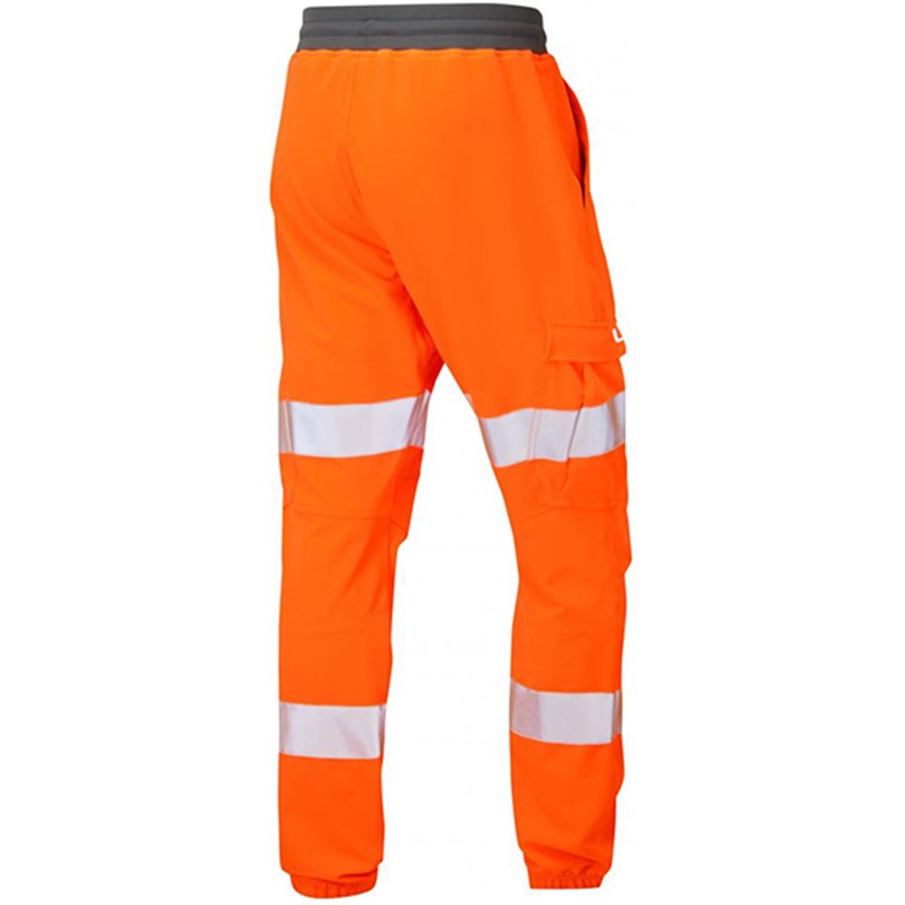 Leo Hawkridge Orange EcoViz Hi Vis Jog Trouser | Safetec Direct