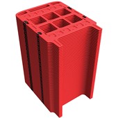 JSP Portagate 4 Gate Compact Reflective Barrier System KBU023-000-600 - Red