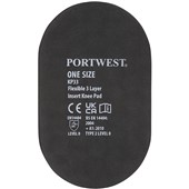 Portwest KP33 Black Flexible 3 Layer Knee Pad Inserts