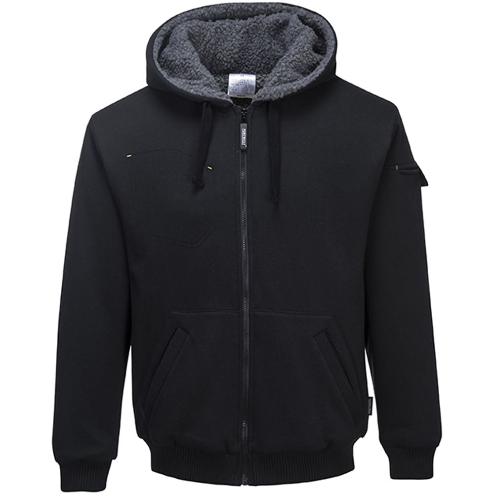 Portwest KS32 Pewter Padded Hooded Jacket | Safetec Direct