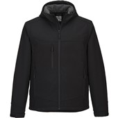 Portwest KX362 KX3 Breathable Fleece Lined Hooded Softshell Jacket (3L)