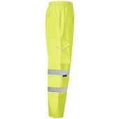 Leo Workwear Appledore Yellow LTEC 3K Waterproof Hi Vis Trouser