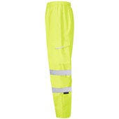 Leo Workwear Appledore Yellow LTEC 3K Waterproof Hi Vis Trouser