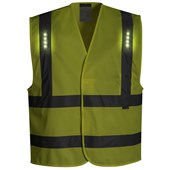 Portwest L470 Yellow Vega LED Hi Vis Vest 