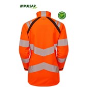 Pulsar Life LFE916 Rail Orange GRS Recycled Hi Vis Softshell Jacket