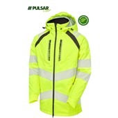 Pulsar Life LFE918 Yellow GRS Recycled Insulated Waterproof Hi Vis Jacket