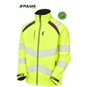 Pulsar Life LFE965 Yellow Women's GRS Recycled Hi Vis Softshell Jacket