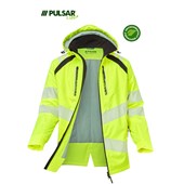 Pulsar Life LFE968 Yellow Women's GRS Recycled Insulated Waterproof Hi Vis Jacket