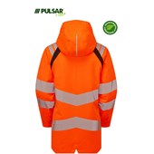 Pulsar Life LFE969 Rail Orange Women's GRS Recycled Insulated Waterproof Hi Vis Jacket
