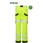 Pulsar Life LFE971 Yellow Ladies GRS Recycled 4 Way Stretch Hi Vis Combat Trouser