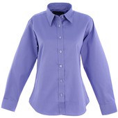 Uneek UC703 Ladies Pinpoint Oxford Long Sleeve Shirt 140g