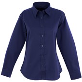 Uneek UC703 Ladies Pinpoint Oxford Long Sleeve Shirt 140g
