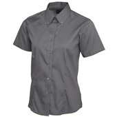 Uneek UC704 Ladies Pinpoint Oxford Short Sleeve Shirt 140g
