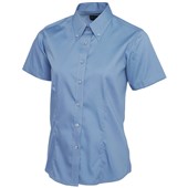 Uneek UC704 Ladies Pinpoint Oxford Short Sleeve Shirt 140g