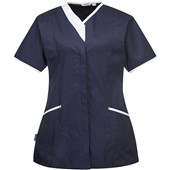 Portwest LW13 Women's Navy Polycotton Modern Tunic 190g