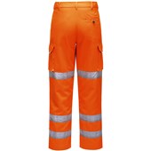 Portwest LW71 Orange Polycotton Womens Hi Vis Trousers 
