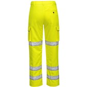 Portwest LW71 Yellow Polycotton Womens Hi Vis Trousers
