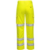 Portwest LW71 Yellow Polycotton Womens Hi Vis Trousers