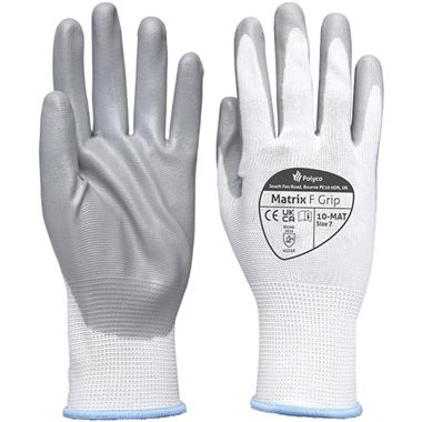 Polyco Matrix F Grip Gloves 10-MAT with Nitrile Coating - 13g