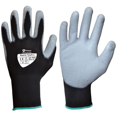 Polyco Matrix Touch 1 Work Gloves 45-MAT with PU Palm - 13g