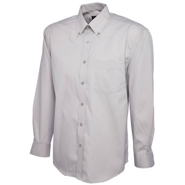 Uneek UC701 Mens Long Sleeve Pinpoint Oxford Shirt Uneek UC701 Mens Long Sleeve Pinpoint Oxford Shirt