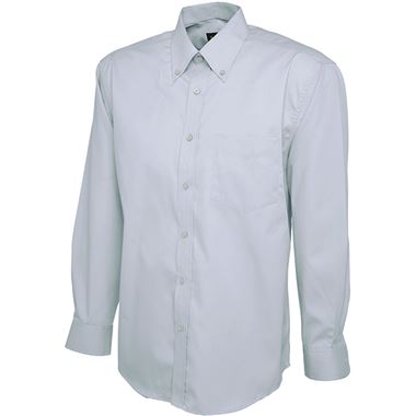 Uneek UC701 Mens Long Sleeve Pinpoint Oxford Shirt Uneek UC701 Mens Long Sleeve Pinpoint Oxford Shirt