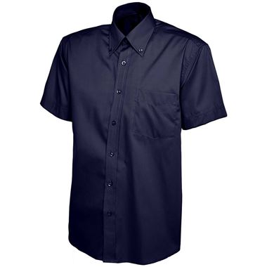 Uneek UC702 Mens Short Sleeve Pinpoint Oxford Shirt