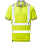Pulsar P175-R Yellow GRS Recycled Hi Vis Polo Shirt