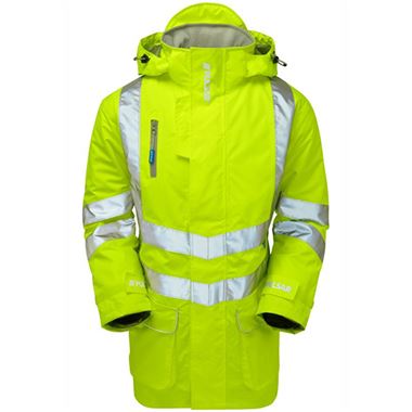 Pulsar P187 Yellow Padded Waterproof Hi Vis Storm Jacket
