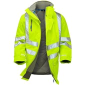 Pulsar P187 Yellow Padded Waterproof Hi Vis Storm Jacket