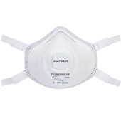 Portwest P305 FFP3D Premium Valved Moulded Disposable Masks (Pack 5)