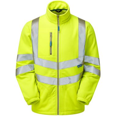Pulsar P507-R Yellow GRS Recycled Hi Vis Polar Fleece Jacket