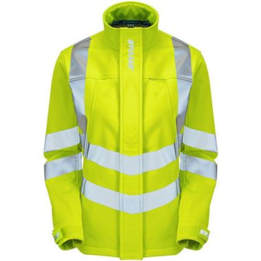 Pulsar P706-R Yellow GRS Recycled Women's Hi Vis Softshell Jacket (3L)