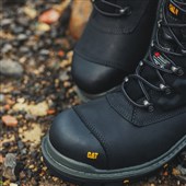 Caterpillar Premier Waterproof Wide Fit Side Zip Safety Boot S3 WR HRO SRC